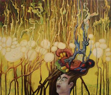 Original Expressionism Fantasy Paintings by Gabriele Wendland