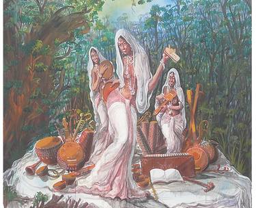Original Music Paintings by Santanu Santan Kumar