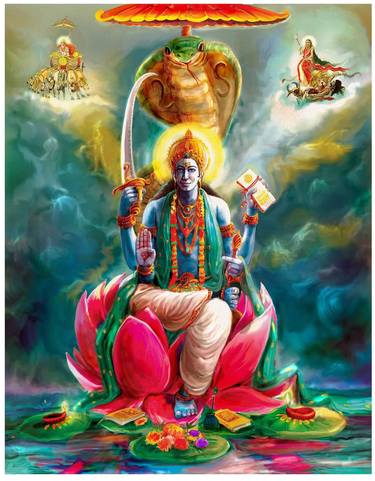 Original Religious Paintings by Santanu Santan Kumar