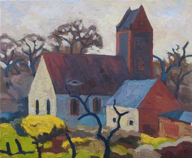 Small church in spring light thumb