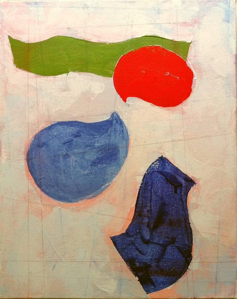 Original Minimalism Abstract Painting by Gabor Csaszar