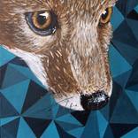 Close Up Fox Portrait by Kat Serediuk