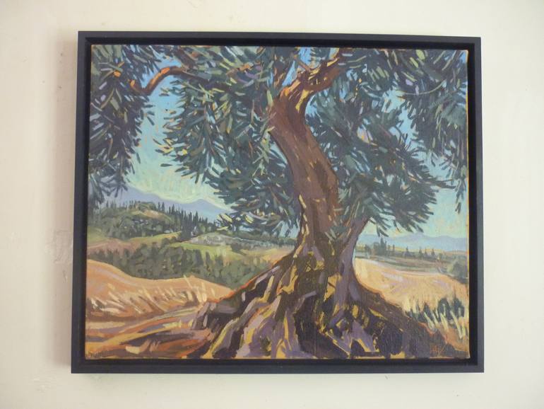 Original Figurative Landscape Painting by Liz Graham-Yooll