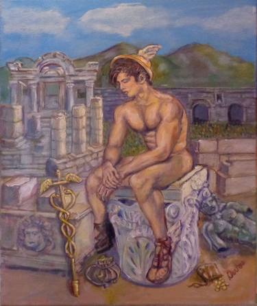 Original Classical mythology Painting by Dar Teo