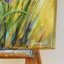 This is a field of irises in spring
Oil on canvas. 40x60cm