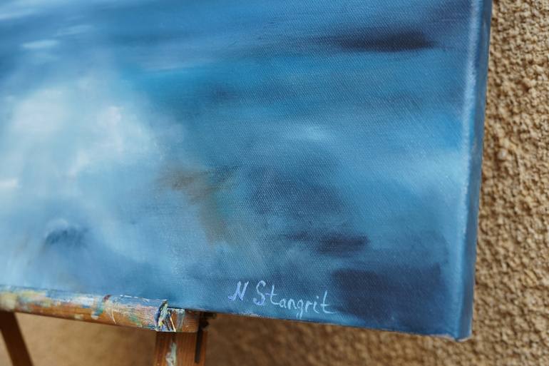 Original Conceptual Seascape Painting by Natalia Stangrit