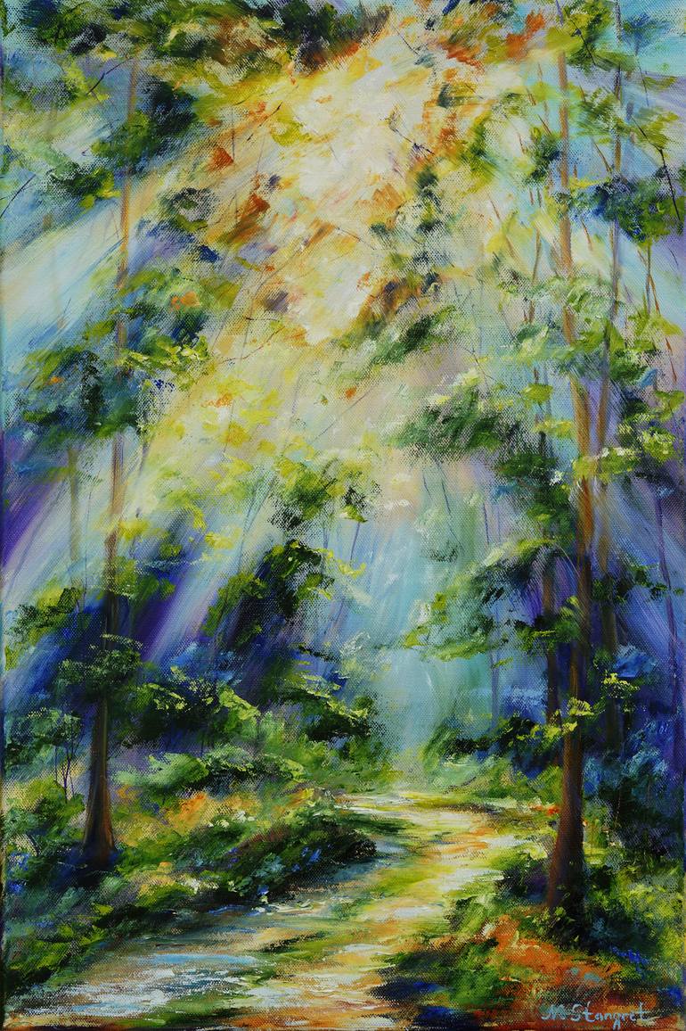 Magic Forest 2 Painting By Natalia Stangrit Saatchi Art