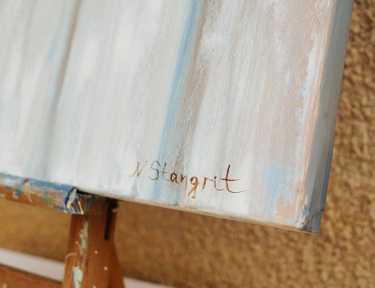 Original Conceptual Garden Painting by Natalia Stangrit