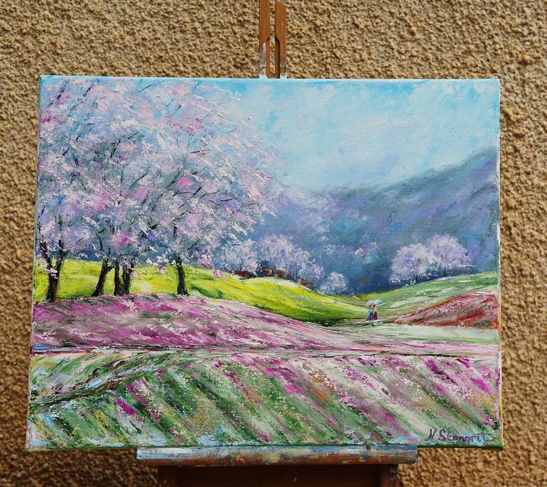 Original Fine Art Landscape Painting by Natalia Stangrit