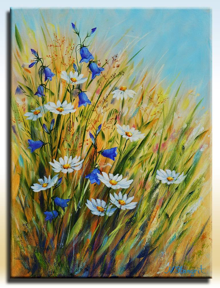 Original Conceptual Landscape Painting by Natalia Stangrit