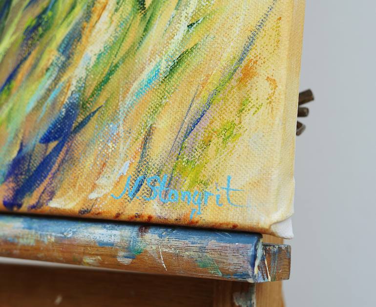 Original Conceptual Landscape Painting by Natalia Stangrit