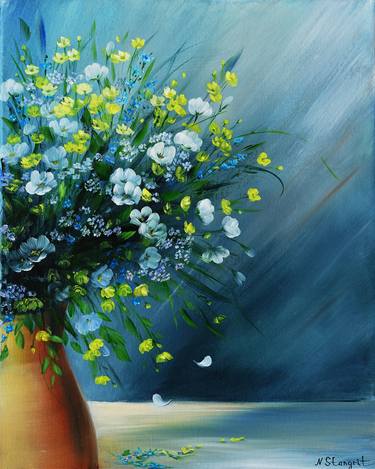 Original Impressionism Still Life Paintings by Natalia Stangrit