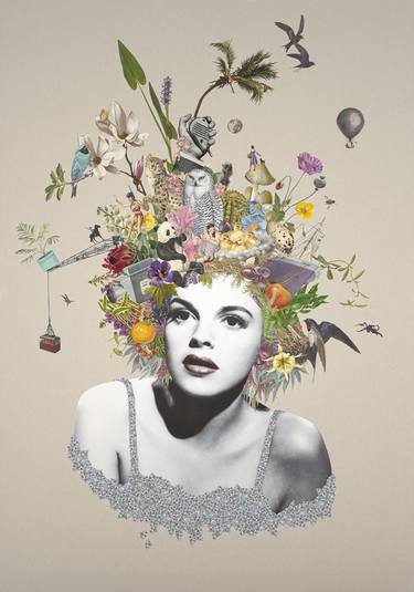 Original Pop Culture/Celebrity Collage by Maria Rivans