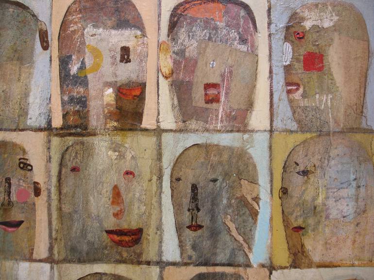 Original Expressionism People Painting by Scott Bergey