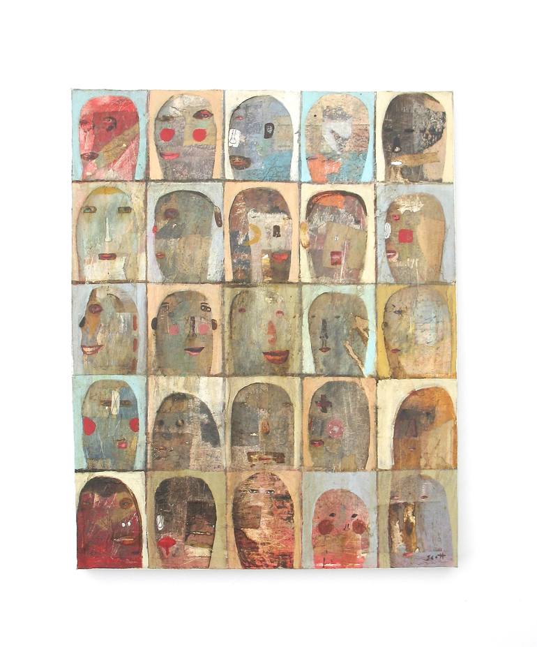 Original Expressionism People Painting by Scott Bergey
