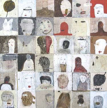 Print of Expressionism People Collage by Scott Bergey