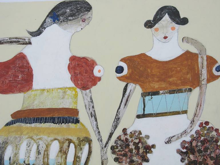 Original Women Painting by Scott Bergey