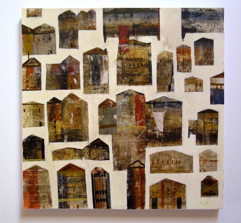 Original Architecture Painting by Scott Bergey