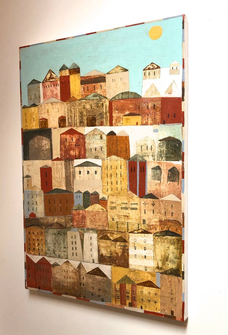 Original Expressionism Architecture Painting by Scott Bergey