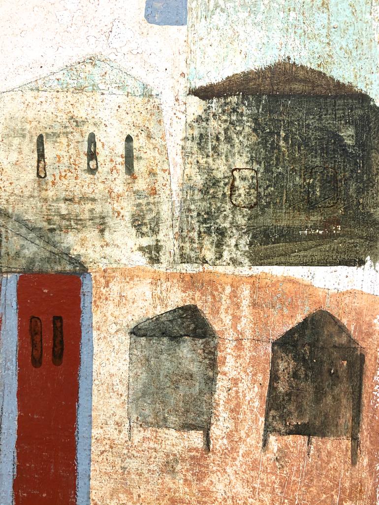 Original Expressionism Architecture Painting by Scott Bergey