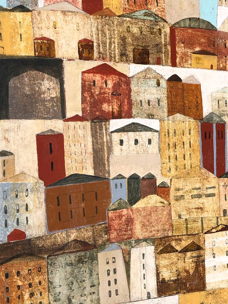 Original Expressionism Architecture Painting by Scott Bergey