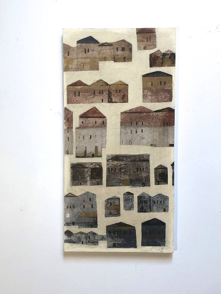 Original Expressionism Architecture Painting by Scott Bergey