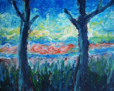 Original Expressionism Nature Paintings by Marijke Koster