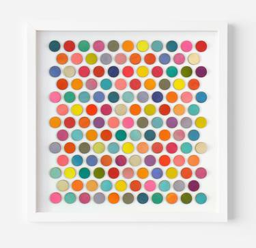 ONE HUNDRED AND THIRTY SEVEN PAINTED DOTS COLLAGE thumb