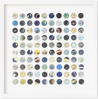 Original Abstract Outer Space Collage by Amelia Coward
