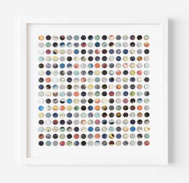 Original Minimalism Outer Space Collage by Amelia Coward