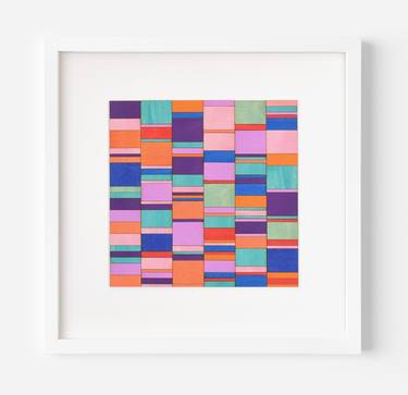 Original Geometric Abstract Paintings by Amelia Coward