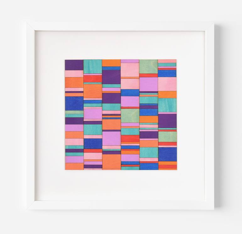 Original Geometric Abstract Paintings by Amelia Coward