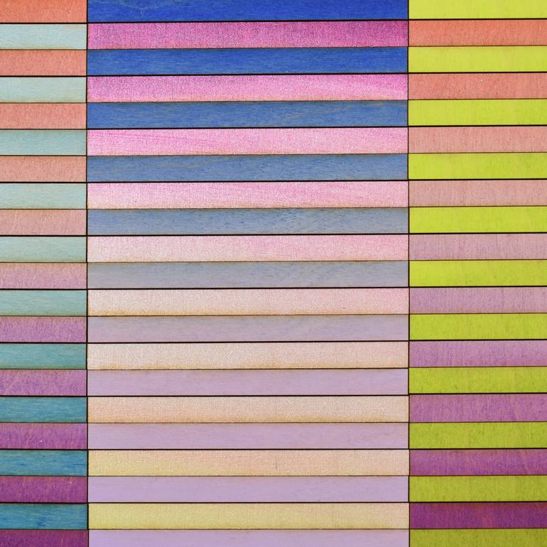 Original Geometric Abstract Painting by Amelia Coward