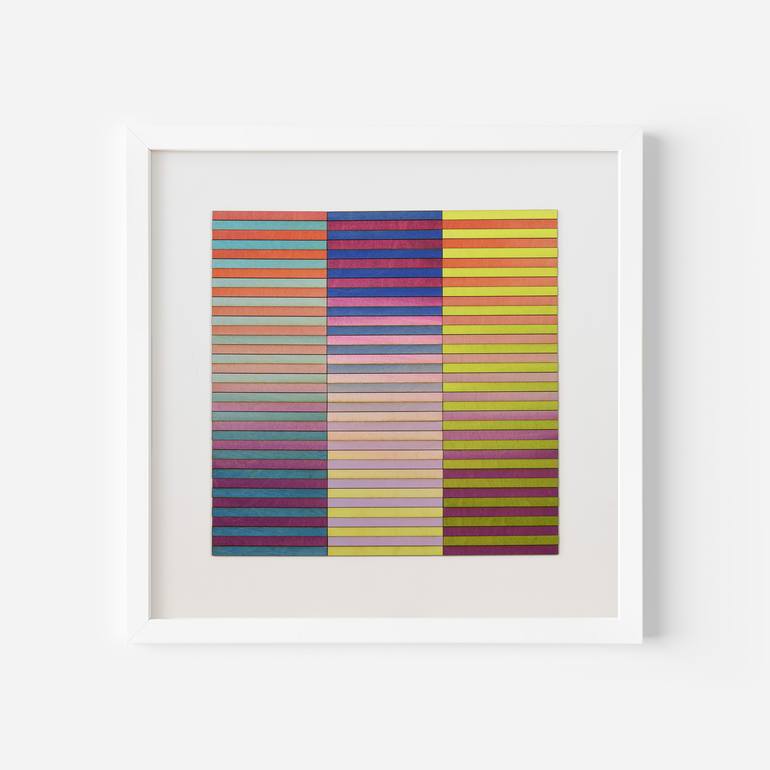 Original Geometric Abstract Painting by Amelia Coward