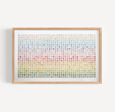 Original Color Field Painting Travel Collage by Amelia Coward