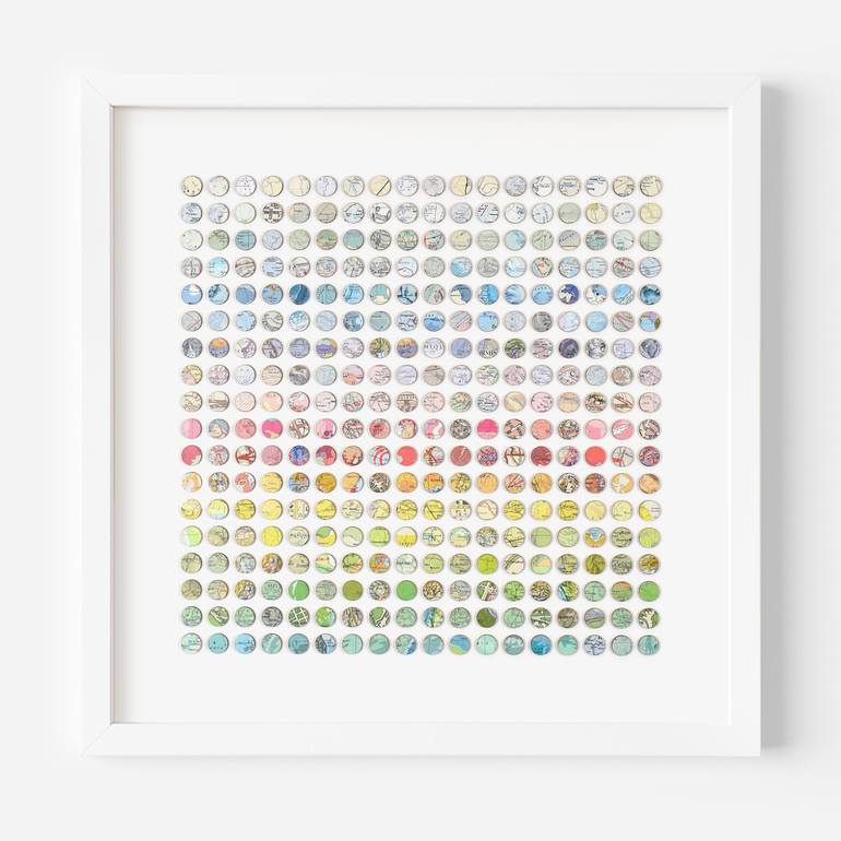 Original Abstract Geometric Collage by Amelia Coward