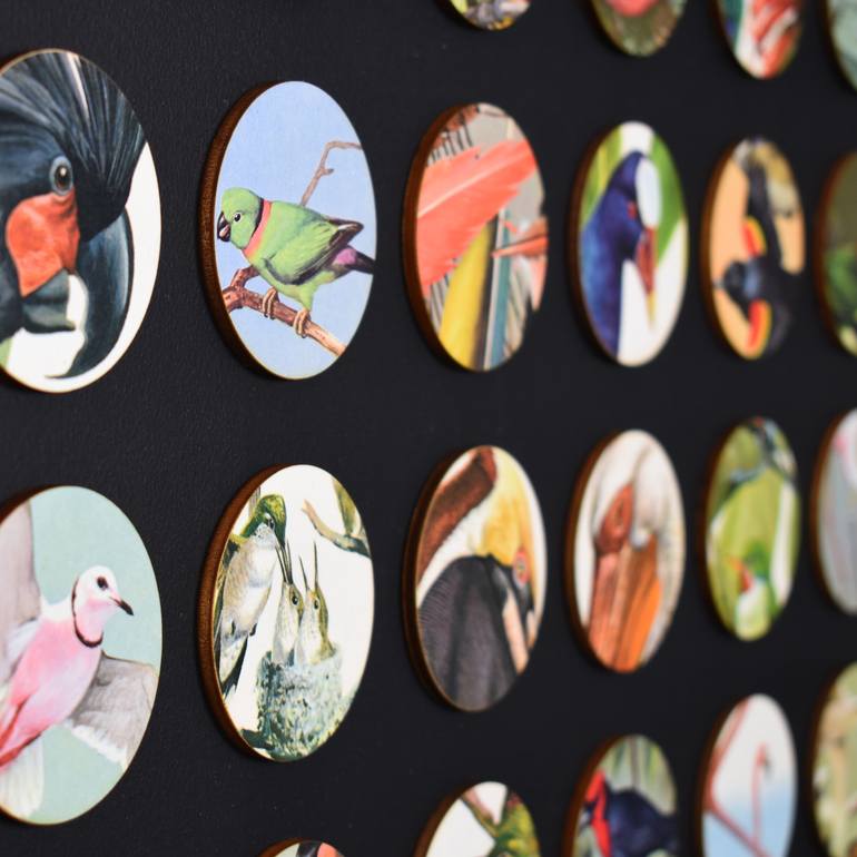 Original Abstract Animal Collage by Amelia Coward