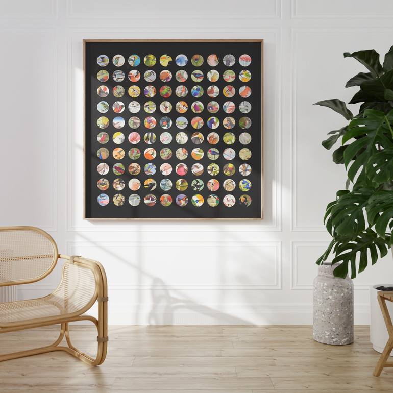 Original Abstract Animal Collage by Amelia Coward