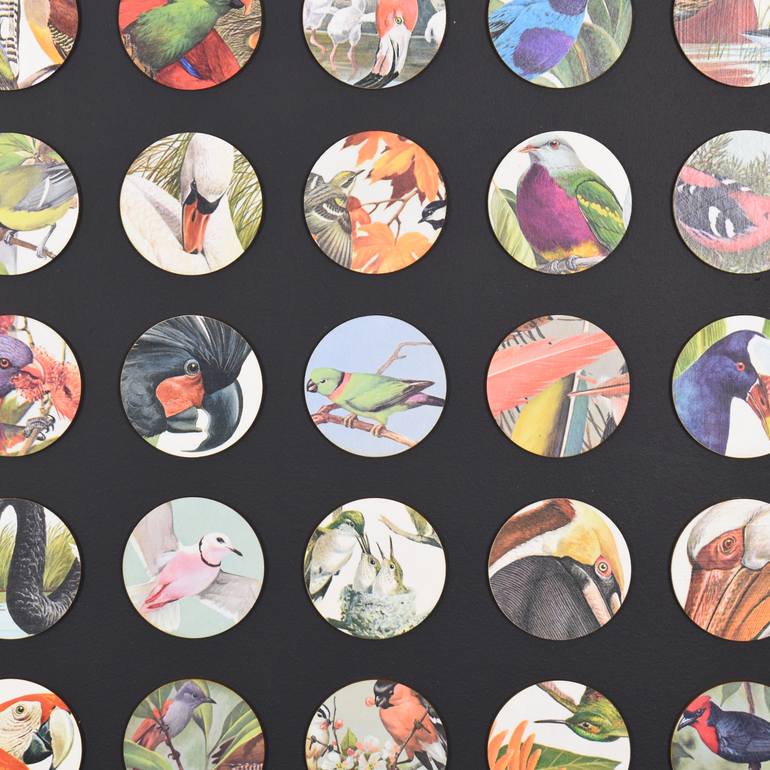 Original Abstract Animal Collage by Amelia Coward