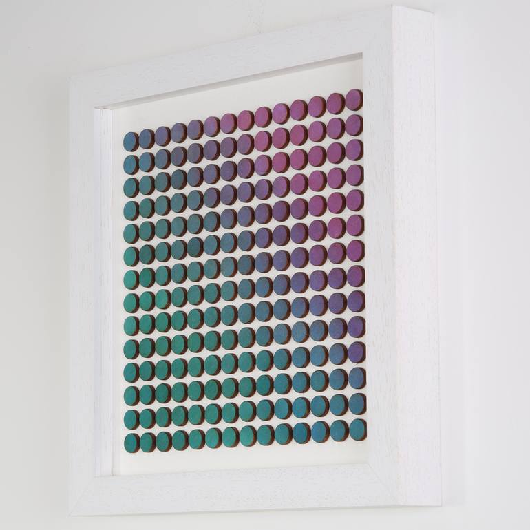 Original Modern Geometric Collage by Amelia Coward