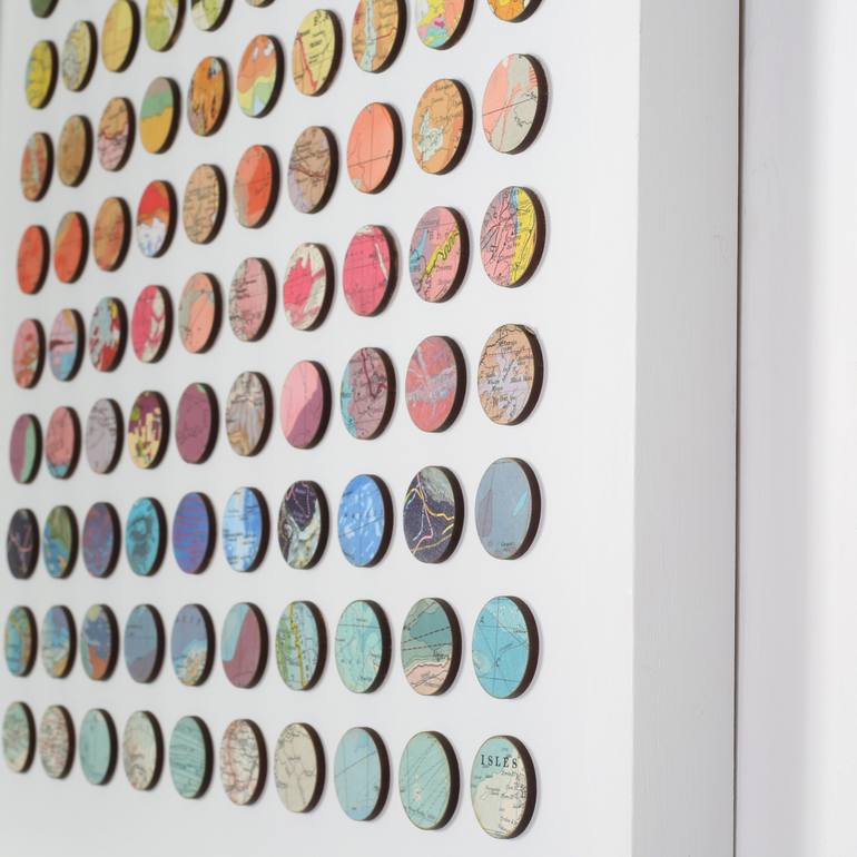 Original Abstract Travel Collage by Amelia Coward