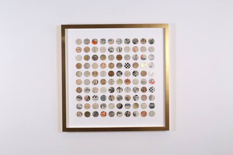 Original Minimalism Abstract Collage by Amelia Coward