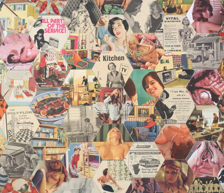 Original Documentary Women Collage by Amelia Coward