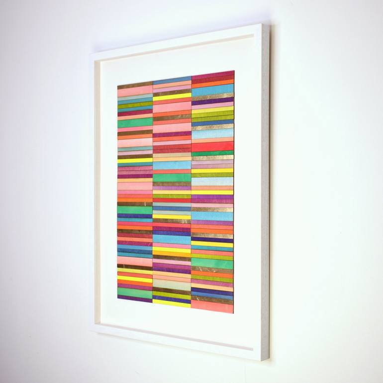 Original geometric Abstract Painting by Amelia Coward