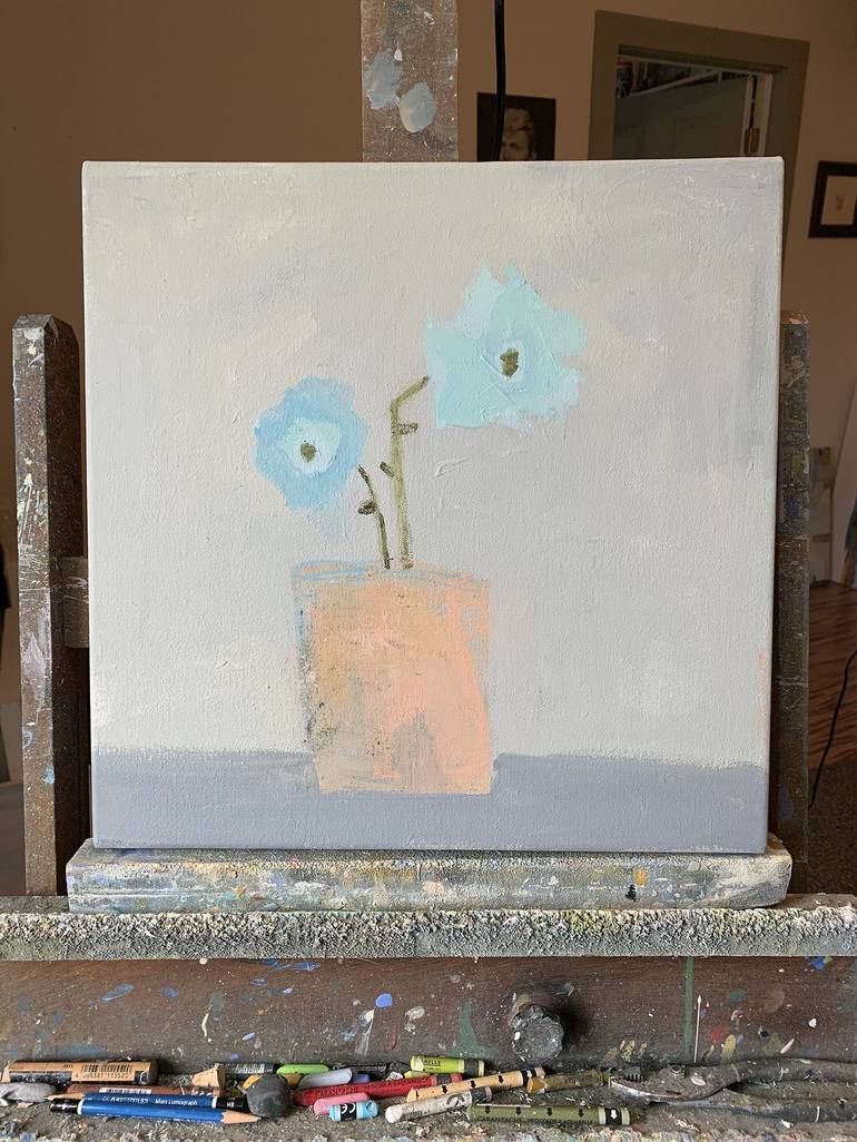 Original Abstract Floral Painting by Jacquie Gouveia