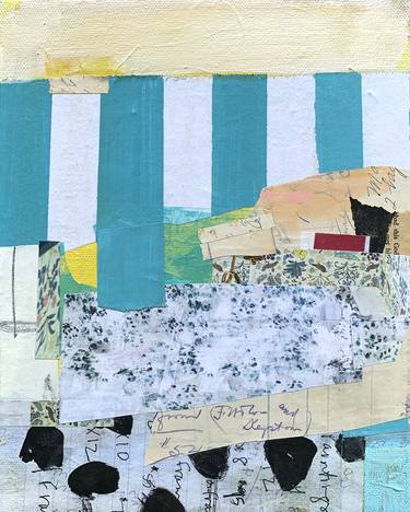 Original Abstract Collage by Jacquie Gouveia