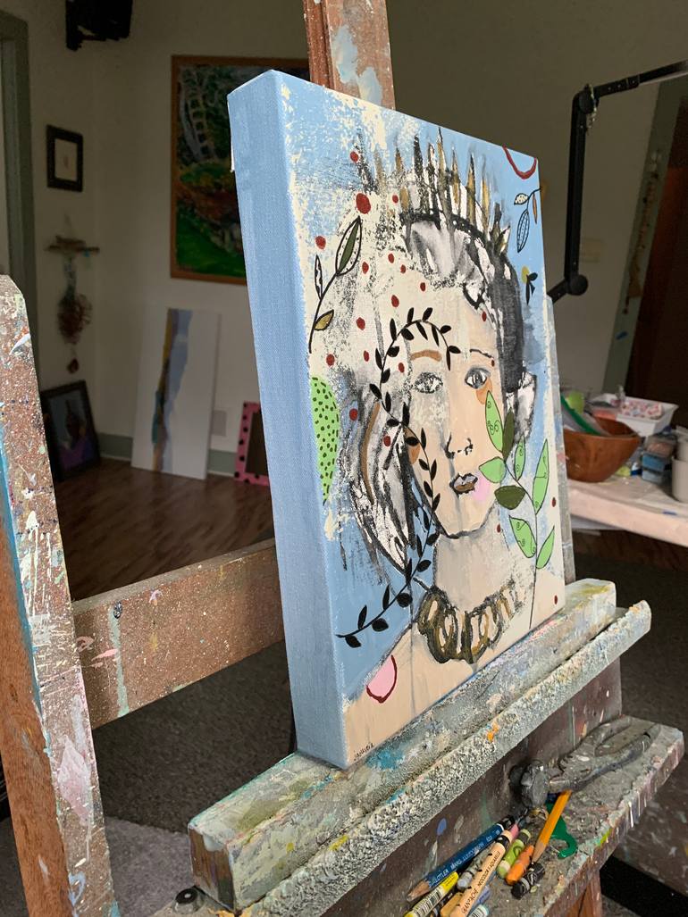 Original Contemporary People Painting by Jacquie Gouveia