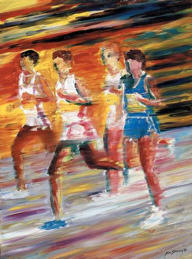 Print of Expressionism Sports Paintings by Stan Sweeney