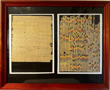 Original Conceptual Typography Mixed Media by Dirk Kruithof