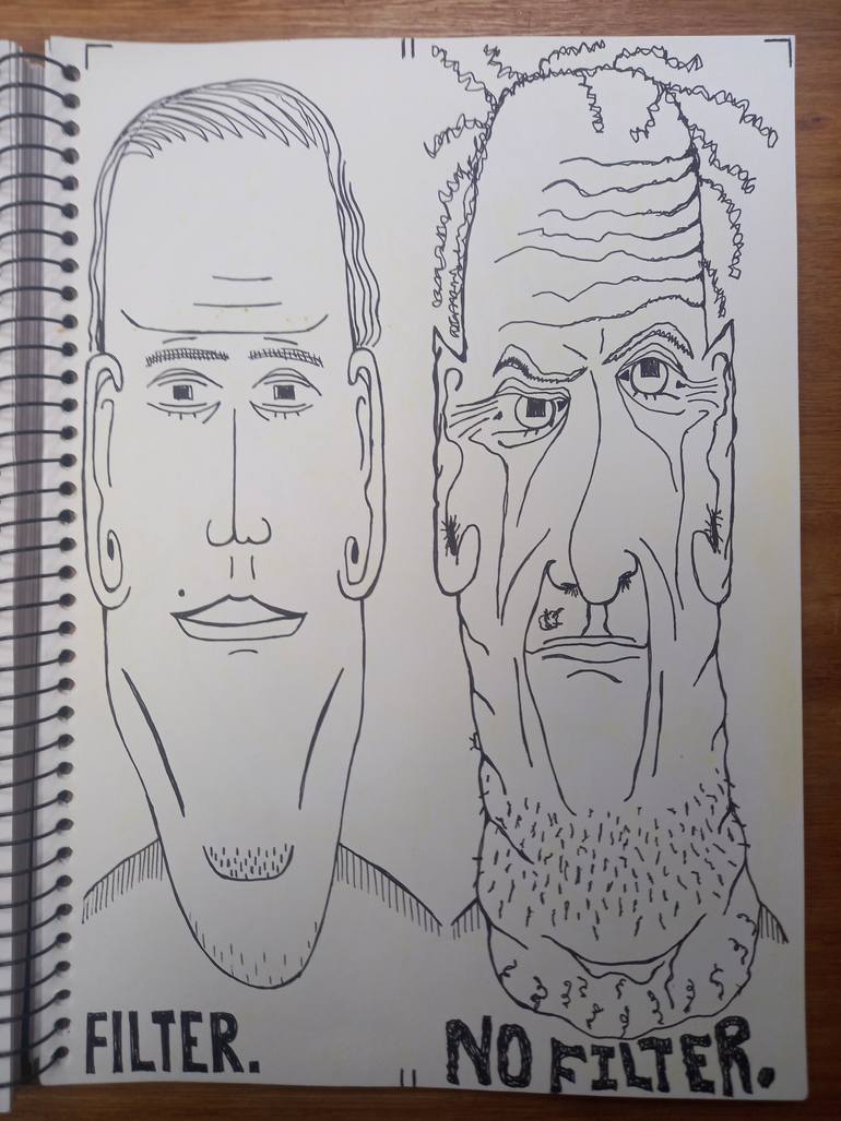 Original Artificial Intelligence Science/Technology Drawing by Dirk Kruithof